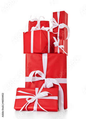 Photo: Viele fein verpackte Geschenke Viele fein verpackte Geschenke