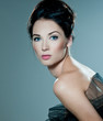 Beautiful woman with fashion hairstyle