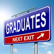 Graduates concept.