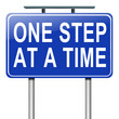 One step at a time.