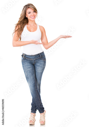 Photo: Welcoming woman Welcoming woman