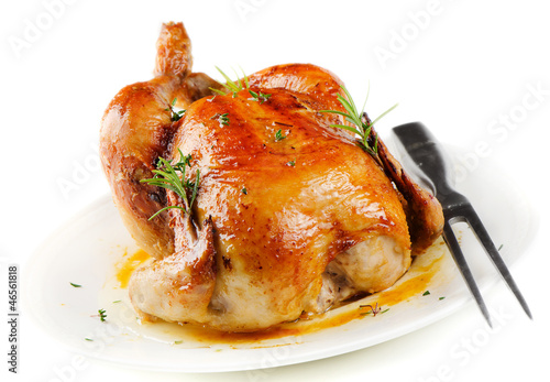 Photo: Roasted chicken Roasted chicken