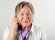 Elderly  woman's portrait