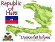 Haiti Caribbean America national emblem map symbol motto