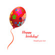 Vektor: Single Red Balloon Single Red Balloon