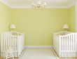 Interior of nursery.