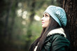 woman winter portrait