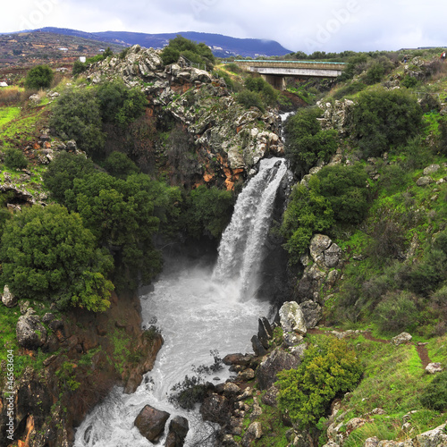 Photo: Eagle falls in the winter at the Golan Heights (Israel) Eagle falls in the winter at the Golan Heights (Israel)