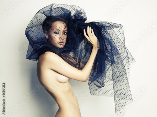 Photo: Gorgeous lady under veil Gorgeous lady under veil