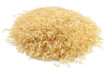 Pile of long grain parboiled rice