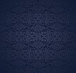 dark indigo  vintage wallpaper