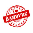 I love Hamburg Stempel