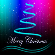 Merry Christmas abstract christmas tree