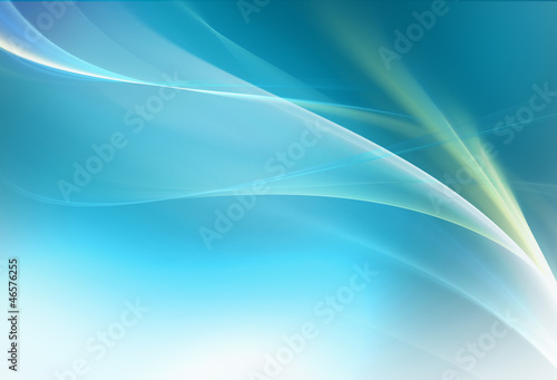 Illustration: Elegant blue fractal background Elegant blue fractal background