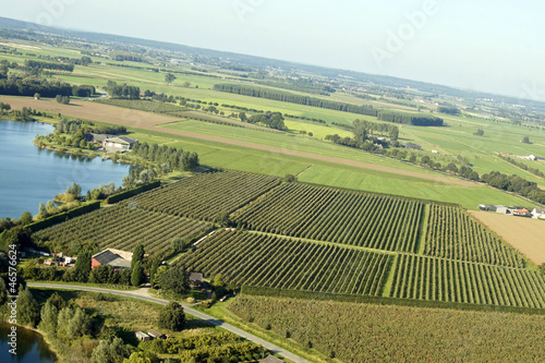 Photo: Areal view on Dutch landscape Areal view on Dutch landscape