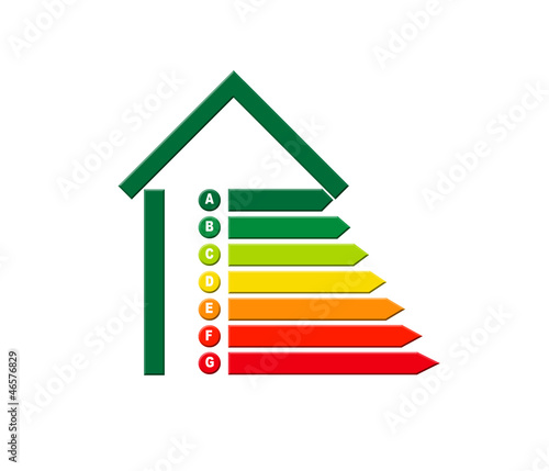 Illustration: Certificazione classi energetiche casa Certificazione classi energetiche casa