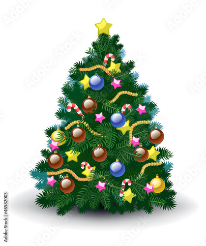 Vector: Christmas tree Christmas tree