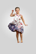 Photo: happy kid jumping happy kid jumping