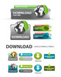 Vector: Download Button, collection of Download icons and buttons Download Button, collection of Download icons and buttons