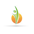 Vector Logo happy bio