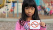 Video: No Bullying Message On School Playground-Close Up No Bullying Message On School Playground-Close Up