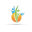 Vector Logo happy bio