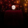 Crystal ball with snowman