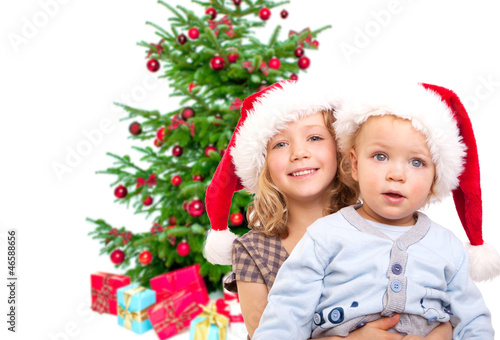 Photo: kinder warten auf den weihnachtsmann kinder warten auf den weihnachtsmann