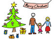 Vector: Family Christmas Family Christmas