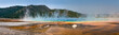 Grand Prismatic spring, panorma - Parc de Yellowstone, USA