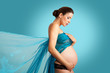 frau mit babybauch