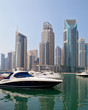 Bateau à la Dubai Marina