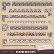 set of borders/frames for certificates or similar documents