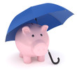 Sparschwein Regenschirm