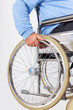 Man sitting in a wheelchair
