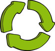 Vector: Sign recycle Sign recycle