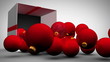 Balls falling on the floor animation