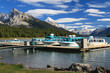 Bootsanleger am Maligne Lake