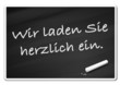 Wir laden Sie herzlich ein