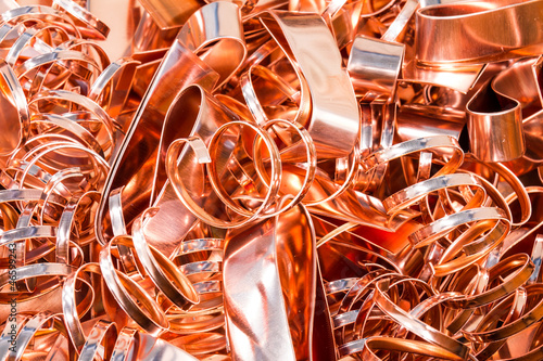 Photo: Scrapheap of copper foil (sheet) Scrapheap of copper foil (sheet)