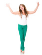 Excited woman