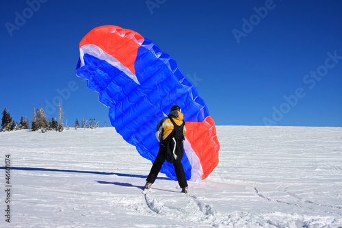 Photo: speed rider on snow speed rider on snow