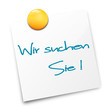 Aufruf - Wir suchen Sie