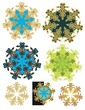 Seven fold Mandala with variations