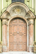 Entrance of church