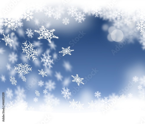 Vector: Schnee - Schneeflocken, Eiskristalle Schnee - Schneeflocken, Eiskristalle
