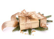Luxurious gift isolated on white background