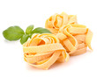 Italian pasta fettuccine nest