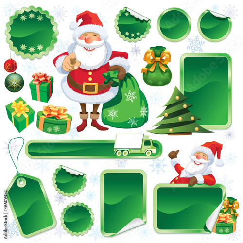 Vector: Green Christmas sale Green Christmas sale