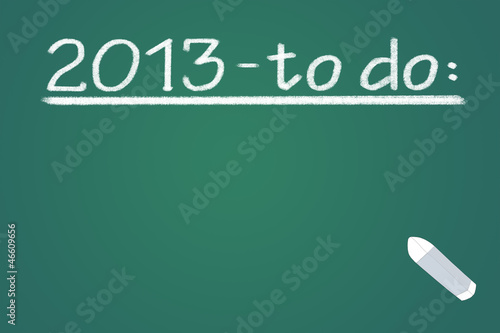 Illustration: to do liste 2013 #121109-001 to do liste 2013 #121109-001